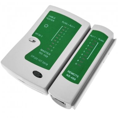 TINKLO TESTERIO-SKANERIO + UŽSPAUDIMO REPLĖS IR ANTGALIAI RJ45 - NUOMA TINKLO TESTERIO-SKANERIO + UŽSPAUDIMO REPLĖS IR ANTGALIAI RJ45 - NUOMA