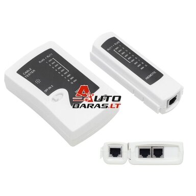 Tinklo testeris LK-468A (RJ45/RJ11/RJ12, poravimo tikrinimui, be baterijos) Tinklo testeris LK-468A (RJ45/RJ11/RJ12, poravimo tikrinimui, be baterijos)