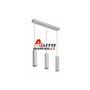 TRESOS šviestuvas (3x20W, IP20, GU10, baltas) GTV OS-TRESD320W-10