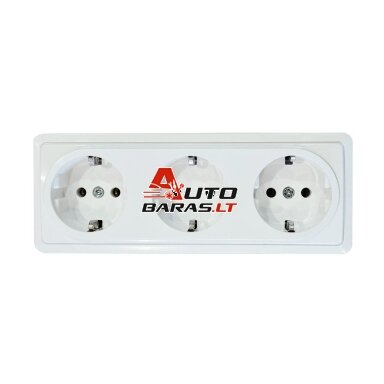 Trivietis virštinkinis kištukinis lizdas su įžeminimu Vilma SL+250 RP16-031 SL+ V (white) Trivietis virštinkinis kištukinis lizdas su įžeminimu Vilma SL+250 RP16-031 SL+ V (white)