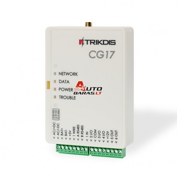 Trikdis valdiklis centralė/valdiklis CG17 su 4G modemu