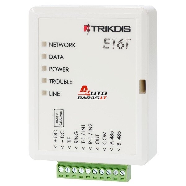 Trikdis Ethernet modulis E16T