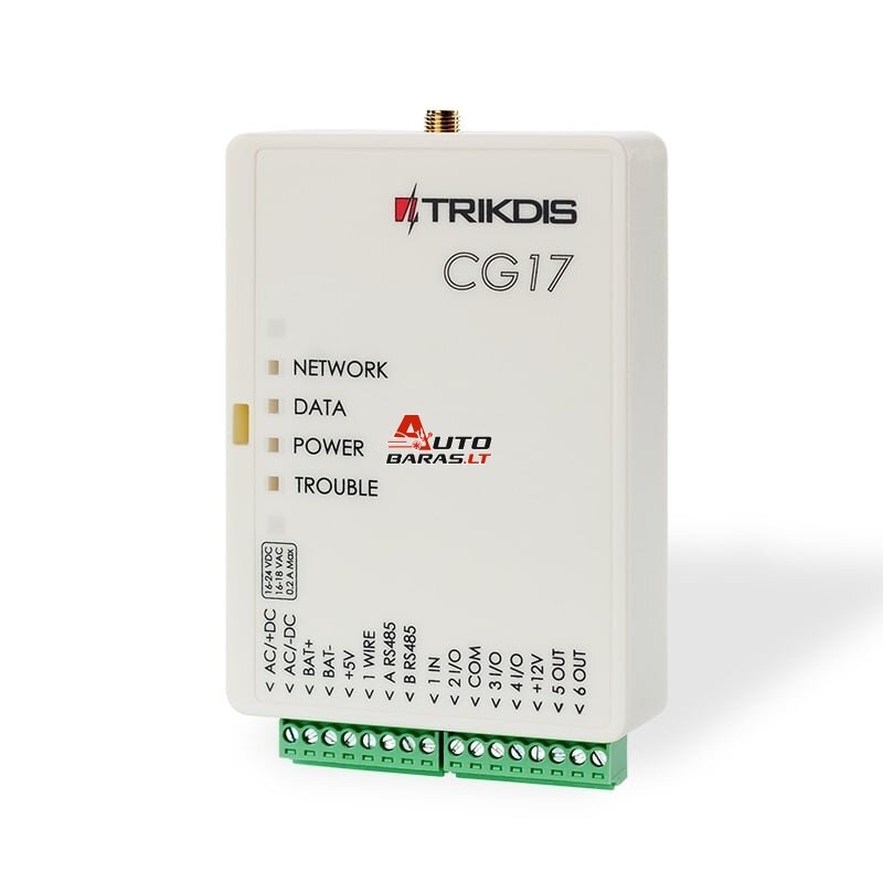 Trikdis valdiklis centralė/valdiklis CG17 su 4G modemu