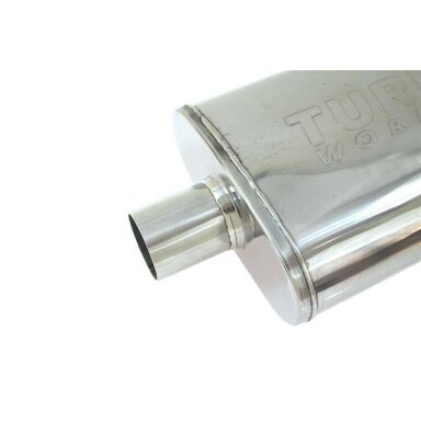 TurboWorks Center Muffler 57mm LT 409SS 355mm TurboWorks Center Muffler 57mm LT 409SS 355mm