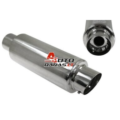 TurboWorks Rear Muffler 90mm inlet 76mm su slopintuvu N1 tipo TurboWorks Rear Muffler 90mm inlet 76mm su slopintuvu N1 tipo