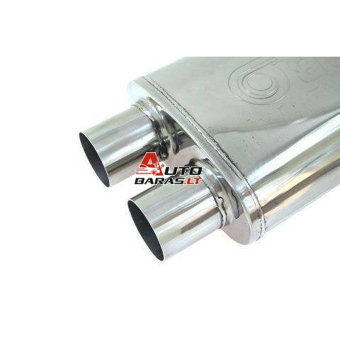 TurboWorks Center Muffler 76-63,5mm LT 409SS 355mm Y-PIPE 2