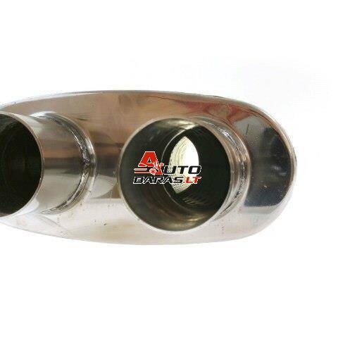 TurboWorks Center Muffler 76-63,5mm LT 409SS 355mm Y-PIPE 5