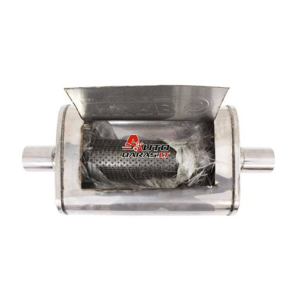 TurboWorks Center Muffler 57mm LT 409SS 355mm 3