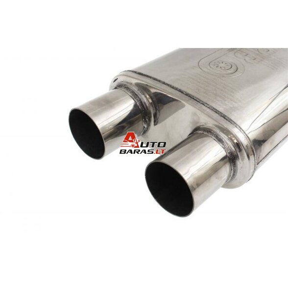 TurboWorks Rear Center Muffler 63,5mm LT 409SS 355mm 3