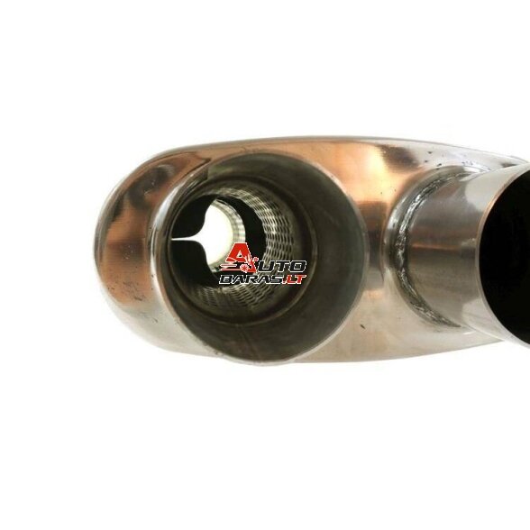 TurboWorks Rear Center Muffler 63,5mm LT 409SS 355mm 5
