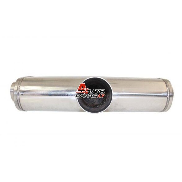 TurboWorks Rear Center Muffler 76mm LT 409SS 355mm 4