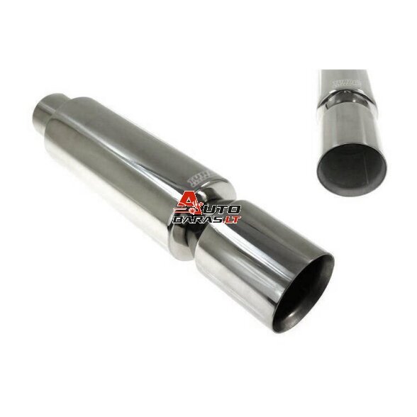 TurboWorks Rear Muffler 100mm inlet 76mm