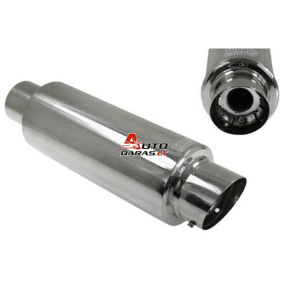TurboWorks Rear Muffler 90mm inlet 76mm su slopintuvu N1 tipo