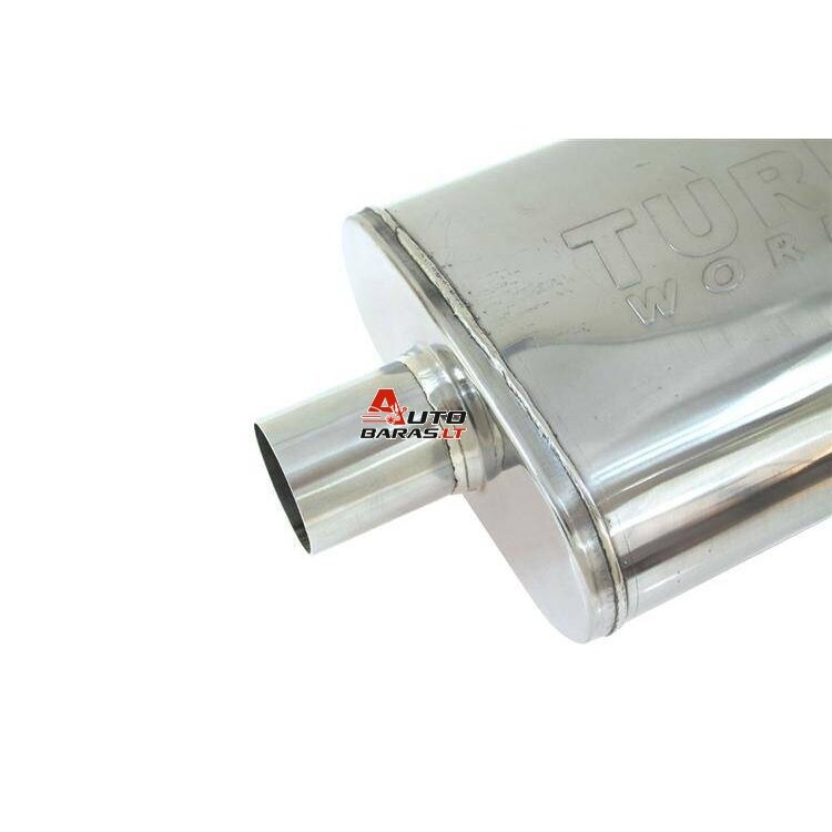 TurboWorks Center Muffler 57mm LT 409SS 355mm