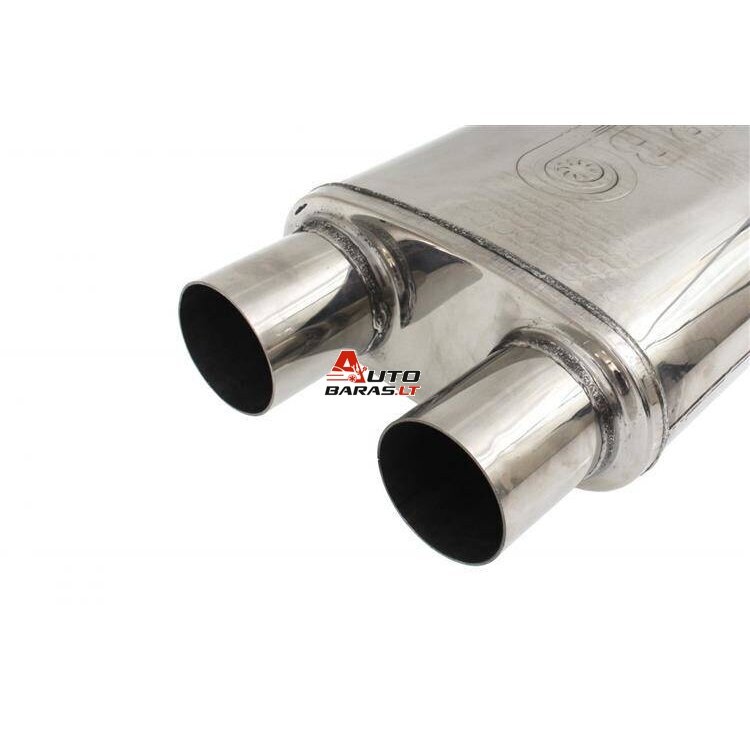 TurboWorks Rear Center Muffler 63,5mm LT 409SS 355mm 3