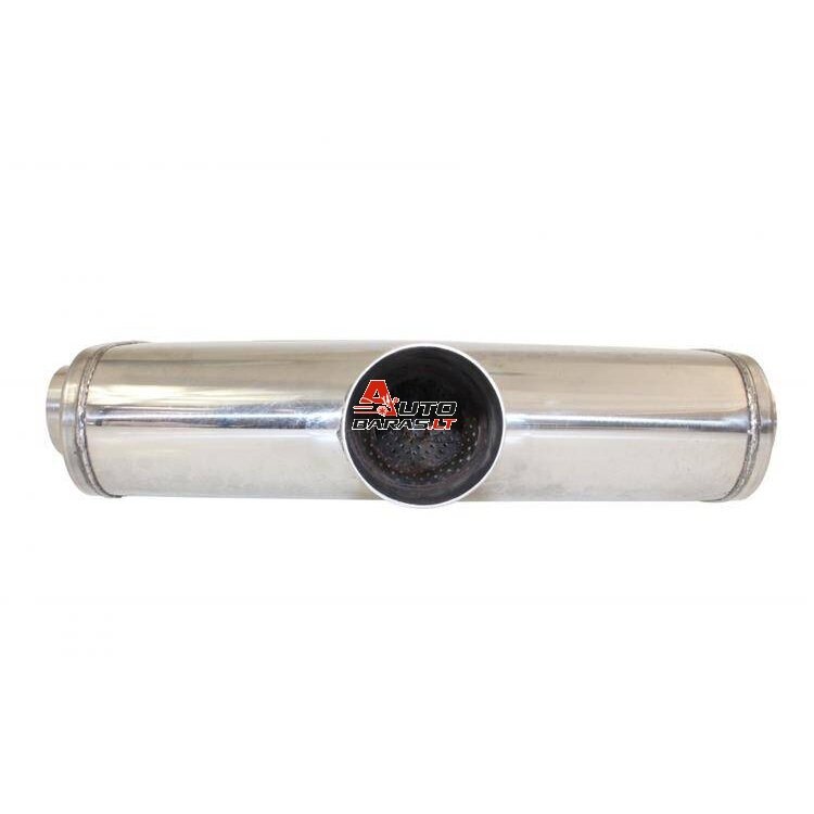 TurboWorks Rear Center Muffler 76mm LT 409SS 355mm 4