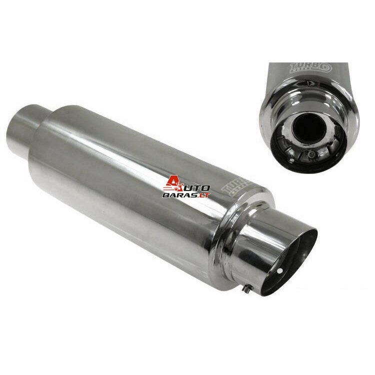 TurboWorks Rear Muffler 90mm inlet 76mm su slopintuvu N1 tipo