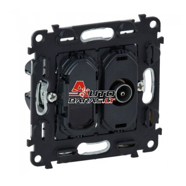 TV lizdo + kompiuterio lizdo RJ45 mechanizmas Valena life Legrand 753055