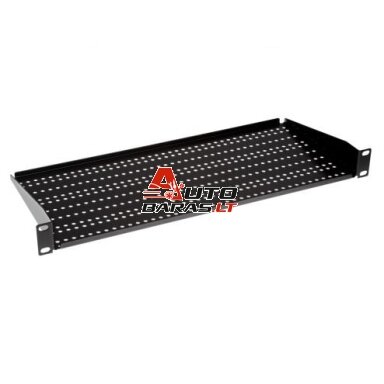 Universali lentyna 19" ATTE ADD-RACK1PU1 (1U, 300mm, juoda)