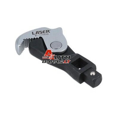 LASER Universalus reguliuojamas/užmetamas rakto antgalis 3/8"