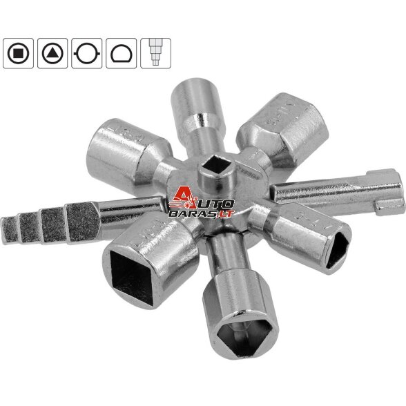 Universalus raktas elektros spintoms 10in1 3