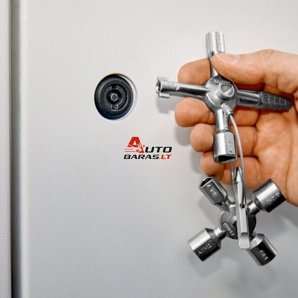 Universalus raktas elektros spintoms KNIPEX TwinKey 6