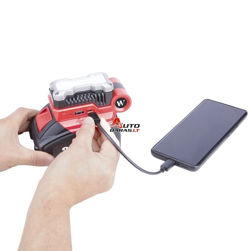 WORCRAFT USB adapteris akumuliatoriui 20V LI-ION 4