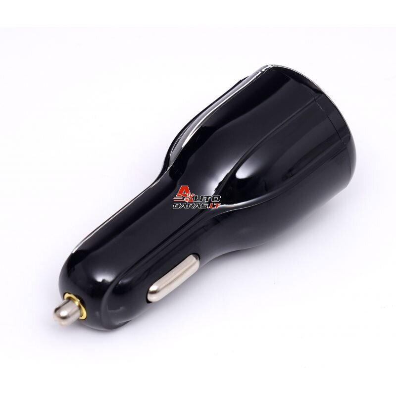 KRAFTDELE USB Įkroviklis automobiliui su greitu įkrovimu 12V/24V, 2x3.1A QC3.0 3
