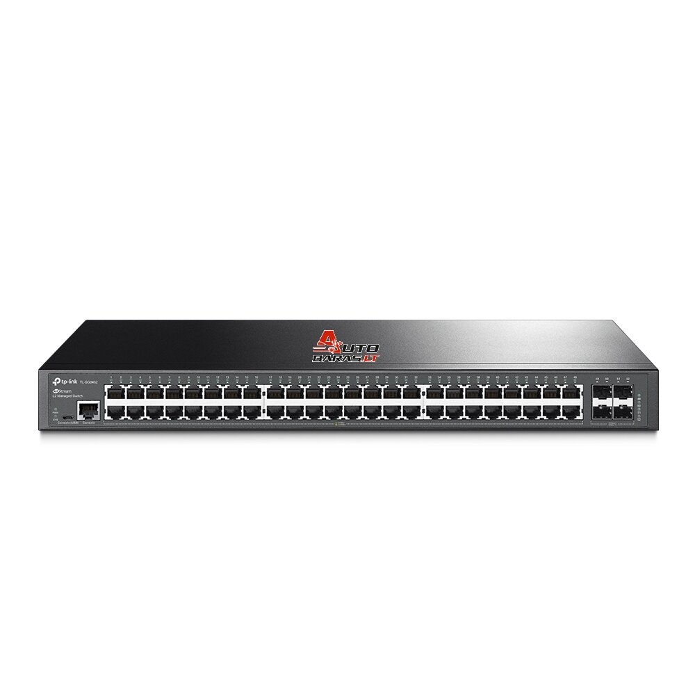 Utepo komutatorius 28 prievadų UTP7224E-POE-L2 (24 PoE, 100Mbps iki 150m, PoE+, 2-Uplink 1Gb, 2-S