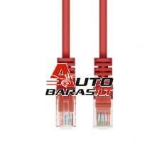 UTP patch kabelis PVC CAT5e 2m (raudonas)