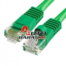 UTP patch kabelis PVC CAT6 0.5m (žalias)