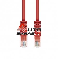 UTP patch kabelis PVC CAT6 1m (raudonas)
