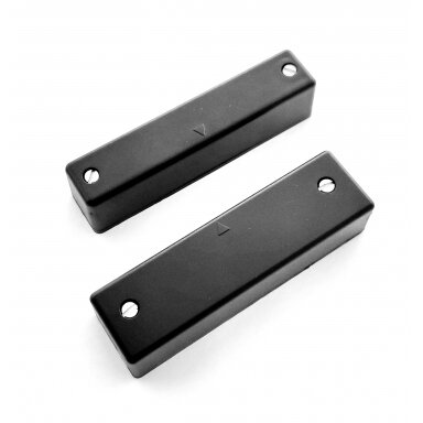 Uždedami magnetiniai kontaktai 85x25x20mm (juodi) Uždedami magnetiniai kontaktai 85x25x20mm (juodi)