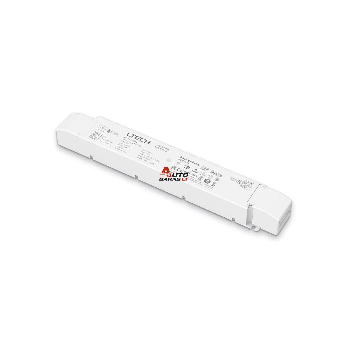 Valdomas impulsinis maitinimo šaltinis LED PUSH-DIM LTECH LM-100-24-G2D2 (100W, 4.17A, 24V)