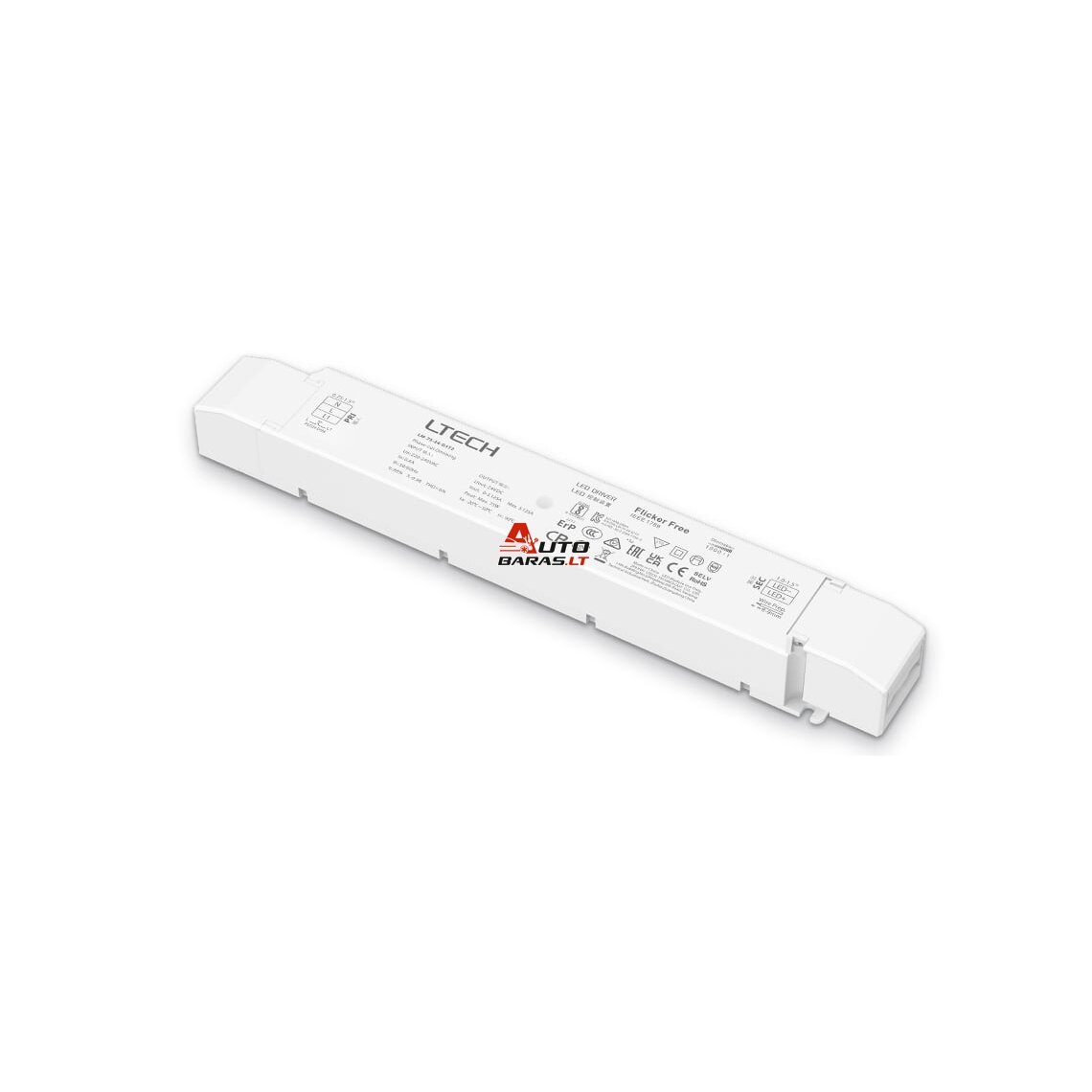 Valdomas impulsinis maitinimo šaltinis LED PUSH-DIM LTECH LM-75-24G1T2 (75W, 3.125A, 24V)