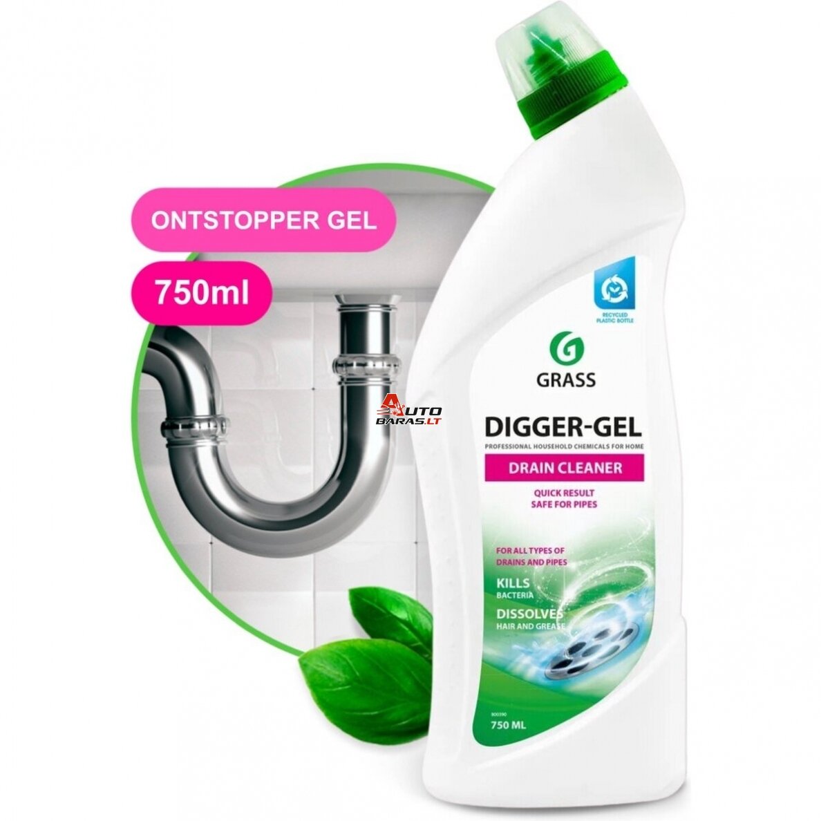 Vamzdžių valiklis GRASS "Digger-Gel" 1