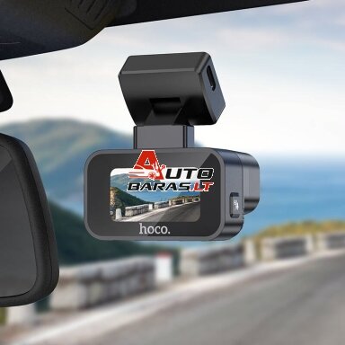 Vaizdo registratorius Hoco DV10 Mini Driving Recorder WIFI / APP 140 laipsnių FULL HD 1080p