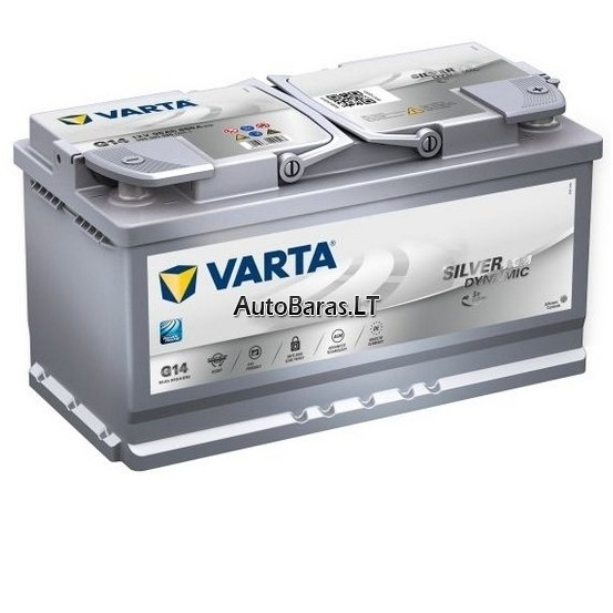 VARTA Silver START-STOP PLUS (AGM) G14 95Ah 850A akumuliatorius