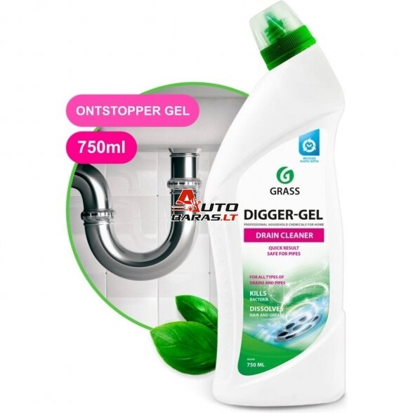 Vamzdžių valiklis GRASS "Digger-Gel" 1