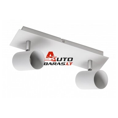 VENETO šviestuvas prie sienos (baltas, 20W, 2xGU10, IP20) GTV OS-VEN20WO2-00 VENETO šviestuvas prie sienos (baltas, 20W, 2xGU10, IP20) GTV OS-VEN20WO2-00
