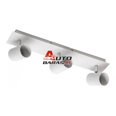 VENETO šviestuvas prie sienos (baltas, 20W, 3xGU10, IP20) GTV OS-VEN20WO3-00 VENETO šviestuvas prie sienos (baltas, 20W, 3xGU10, IP20) GTV OS-VEN20WO3-00