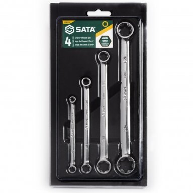 SATA Veržliarakčių E-TORX rinkinys 4vnt.