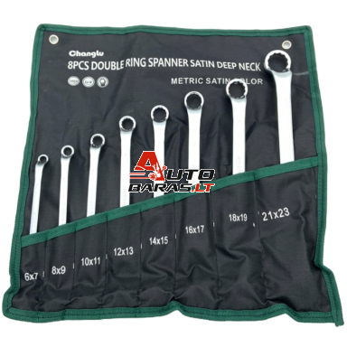 Veržliarakčių žiediniais galais rinkinys 8vnt. (6-23mm) Veržliarakčių žiediniais galais rinkinys 8vnt. (6-23mm)