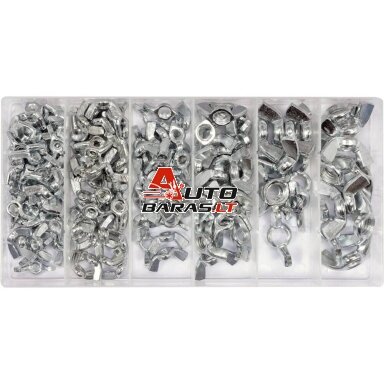 YATO Veržlių rinkinys 150vnt. M4-M10 YATO Veržlių rinkinys 150vnt. M4-M10