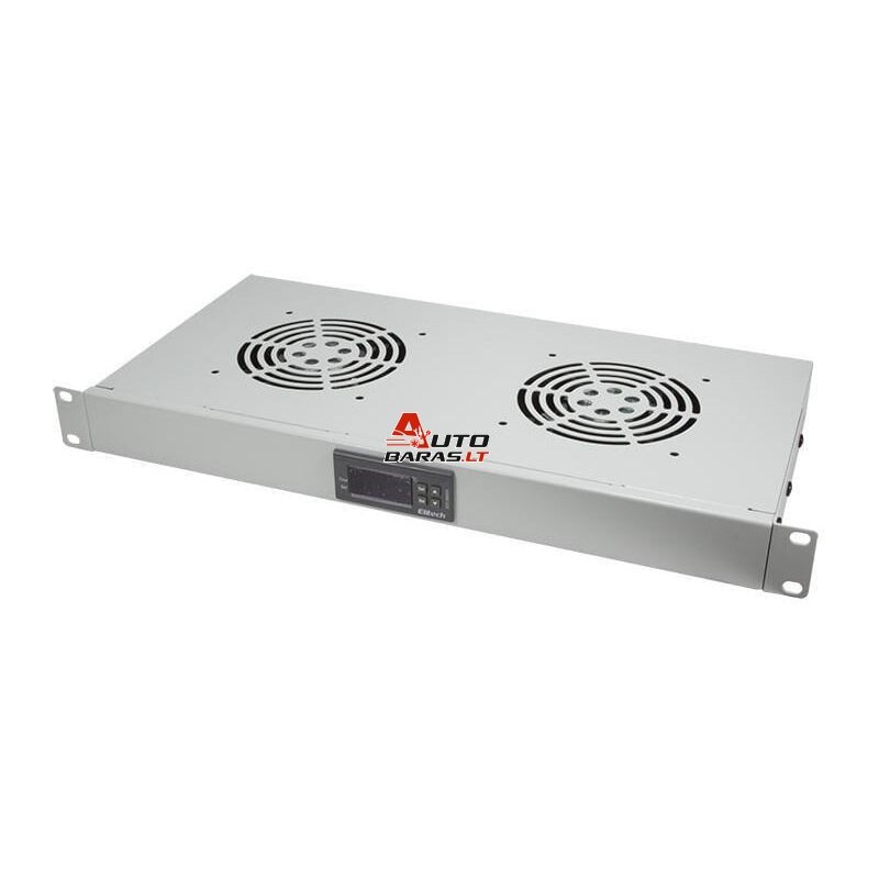 Ventilatorių 19" blokas 1U pakabinamai spintai