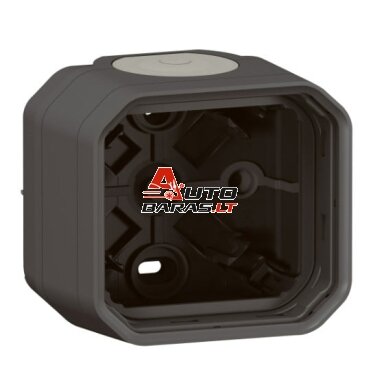 Virštinkinė dėžutė 1 vt. Plexo Legrand 069601L (antracitas)