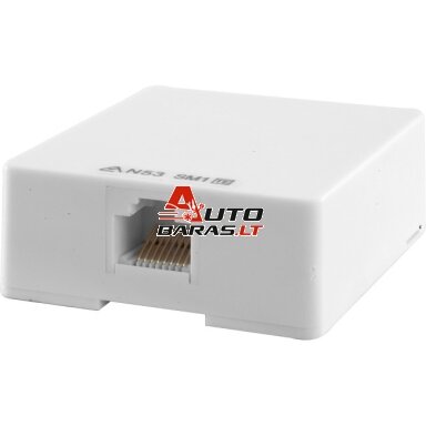 Virštinkinė rozetė 1xRJ45 Virštinkinė rozetė 1xRJ45