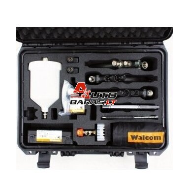 Walcom dažymo pistoletų rinkinys (3vnt) Genesi Carbonio EVO HTE 1.3mm 2x / Slim Kombat HTE ø1.7mm