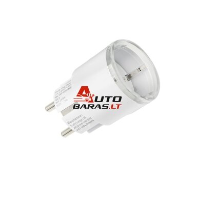 Wi-Fi, Matter valdoma relė Shelly Plug S Gen3 (12 A, 220V) Wi-Fi, Matter valdoma relė Shelly Plug S Gen3 (12 A, 220V)