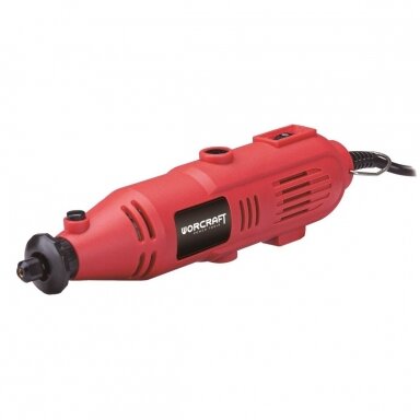 WORCRAFT UNIVERSALUS TIESINIS ŠLIFUOKLIS LANKSČIU VELENU SU PRIEDAIS (40VNT) 135W